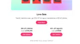 LOVE25 coupon verification screenshot