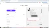 The Military Gift Store coupon verification screenshot