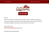 CHOCOLATEMAY25 coupon verification screenshot