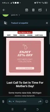 THANKSMOM coupon verification screenshot