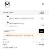 SPEND200 coupon verification screenshot