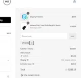 SAVE10 coupon verification screenshot