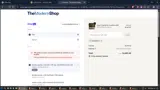 The Modern Shop coupon verification screenshot