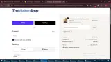 The Modern Shop coupon verification screenshot