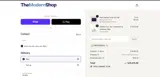 The Modern Shop coupon verification screenshot