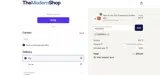 The Modern Shop coupon verification screenshot