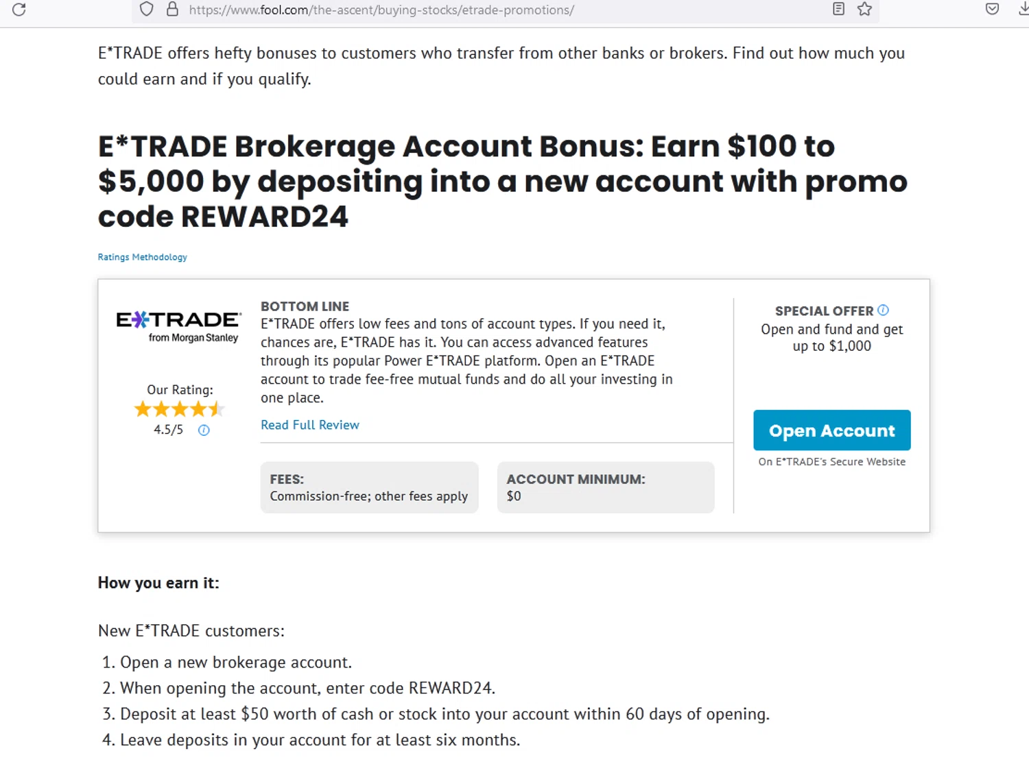 The Motley Fool promo code screenshot showing code REWARD24 applied at The Motley Fool checkout page. Uploaded by SimplyCodes community member alexjohnson on Sep 25, 2024
