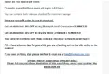 SUMMER30 coupon verification screenshot