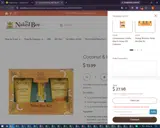 The Naked Bee coupon verification screenshot