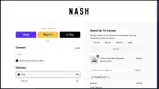 The Nash Collection coupon verification screenshot