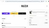 The Nash Collection coupon verification screenshot