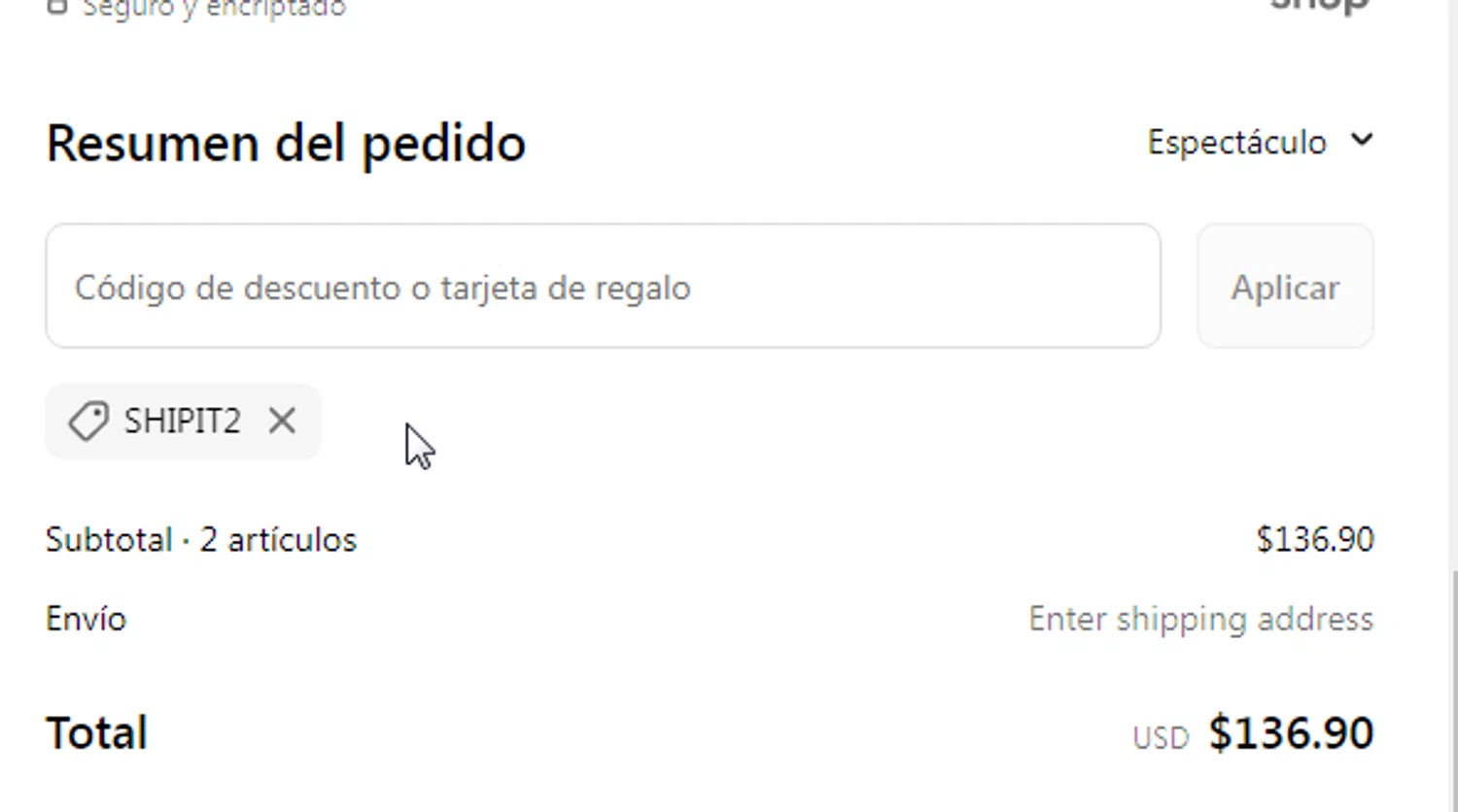 The Natural Baby Company coupon code screenshot showing code SHIPIT2 applied at The Natural Baby Company checkout page. Uploaded by SimplyCodes community member cachirulo on Sep 15, 2025