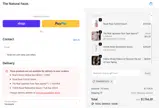 The Natural Faces coupon verification screenshot