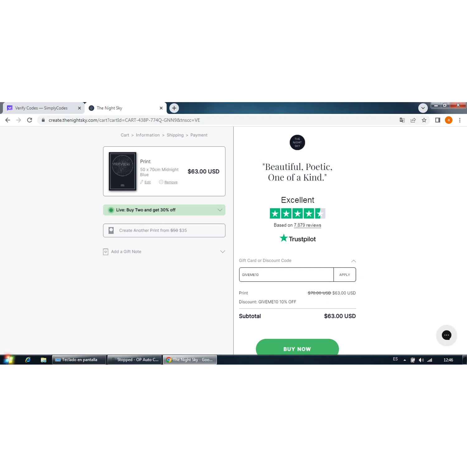 The Night Sky Discount Codes 5 Off September 2024