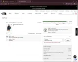 The North Face coupon verification screenshot