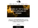 The North Face coupon verification screenshot