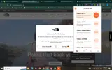 The North Face coupon verification screenshot