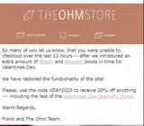 VDAY2025 coupon verification screenshot
