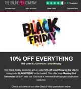 BLACKFRIDAY coupon verification screenshot