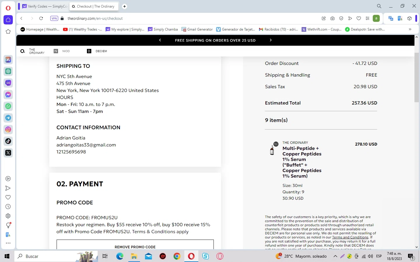 The Ordinary Promo Codes 50 off Coupon Codes in August 2024 SimplyCodes