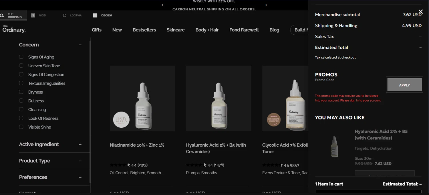 The Ordinary Promo Codes 20 Off December 2024