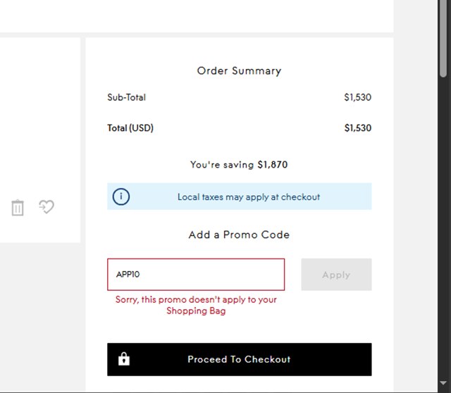 THE OUTNET checkout page showing THE OUTNET promo code box | Screenshot taken by SimplyCodes community member on Sep 3, 2025