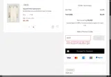 THE OUTNET coupon verification screenshot