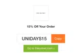 THE OUTNET coupon verification screenshot