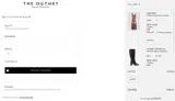 THE OUTNET coupon verification screenshot