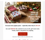 PANTS20 coupon verification screenshot