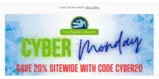 CYBER20 coupon verification screenshot