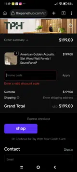 SUMMER10 coupon verification screenshot