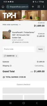 SMMR100 coupon verification screenshot