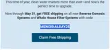 MEMORIALDAY25 coupon verification screenshot