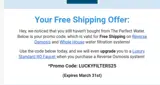 LUCKYFILTERS25 coupon verification screenshot