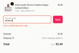 MOM10 coupon verification screenshot
