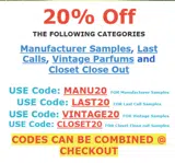 CLOSET20 coupon verification screenshot