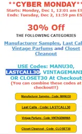 LASTCALL30 coupon verification screenshot