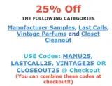 LASTCALL25 coupon verification screenshot