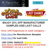 MANU25 coupon verification screenshot