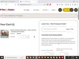 ThePetPantry coupon verification screenshot