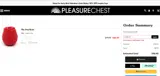The Pleasure Chest coupon verification screenshot