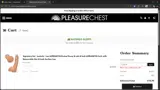 The Pleasure Chest coupon verification screenshot