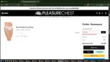 The Pleasure Chest coupon verification screenshot