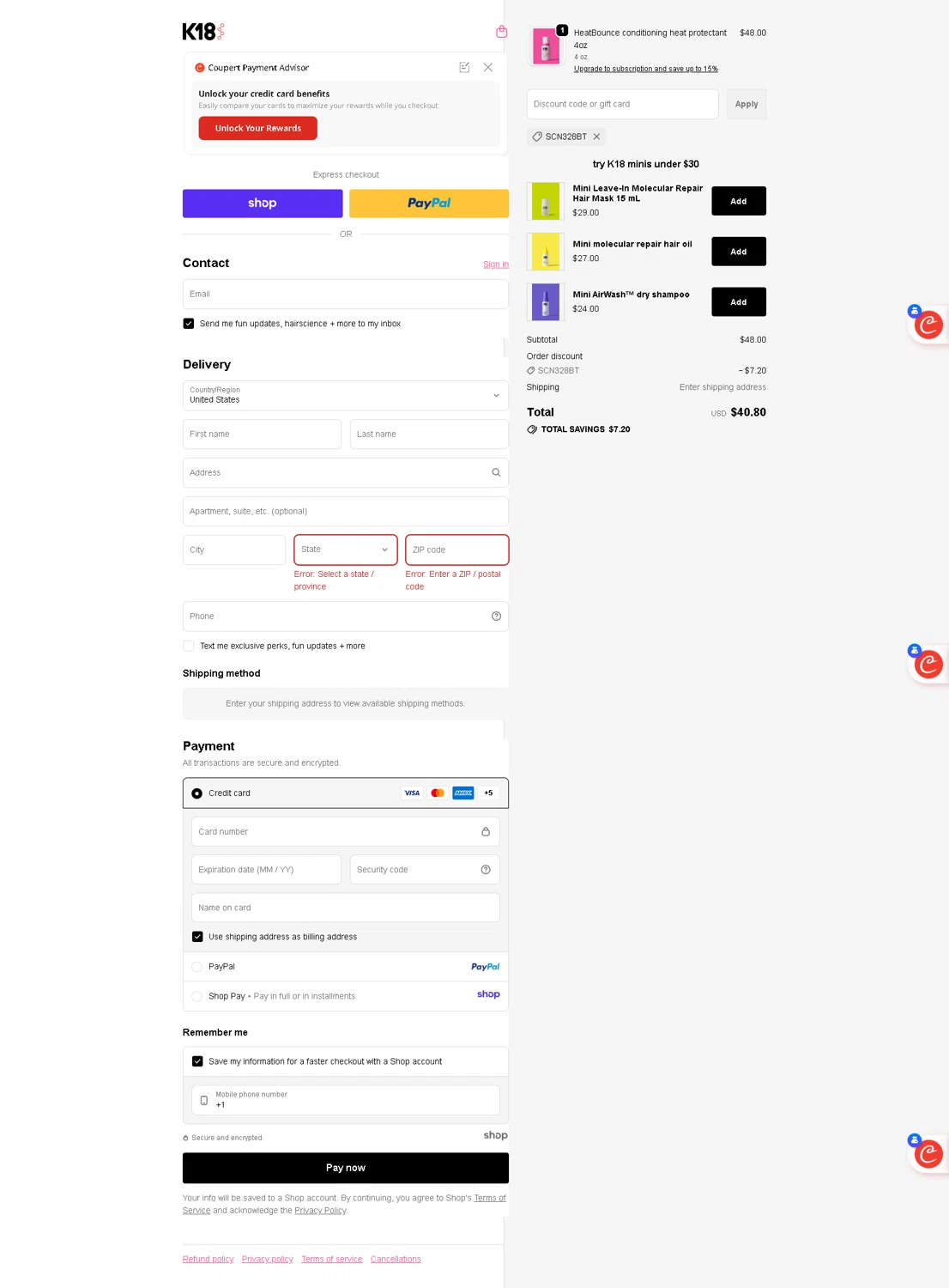 The Polkadot Alley promo code screenshot showing code HELLO20 applied at The Polkadot Alley checkout page. Uploaded by SimplyCodes community member Serdanvz on Nov 26, 2025