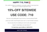 The Press Club coupon verification screenshot