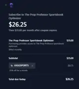 JUGGSPORTS coupon verification screenshot