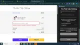 The Pink Tulip Clothing coupon verification screenshot