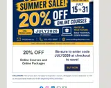 The Real Estate Business School coupon verification screenshot