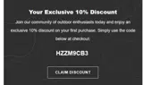 HZZM9CB3 coupon verification screenshot